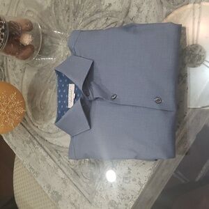 TED BAKER LONDON MEN'S ENDURANCE ABSTRACT DRESS SHIRT XL